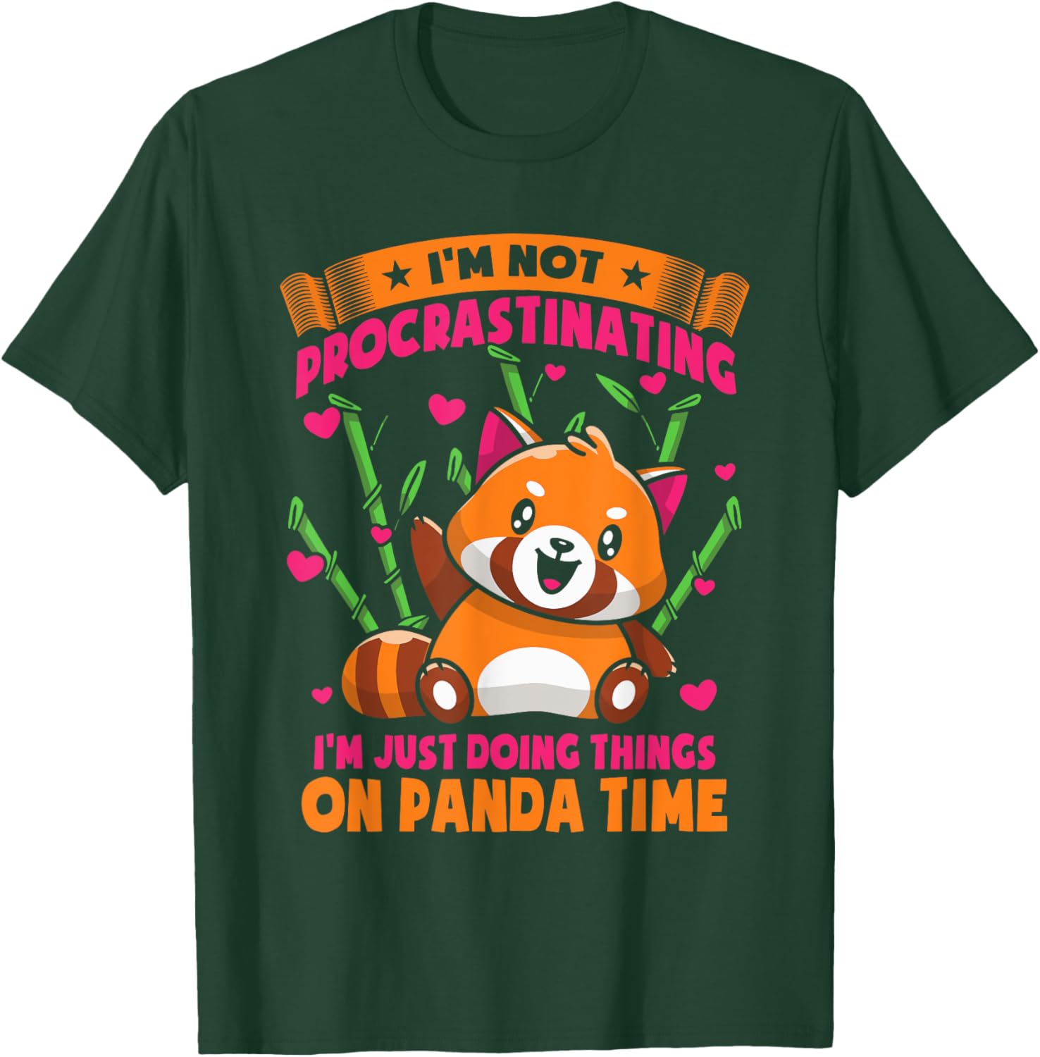 Funny Red Panda Women Kids Toddler T-Shirt - T-Shirt | Forest