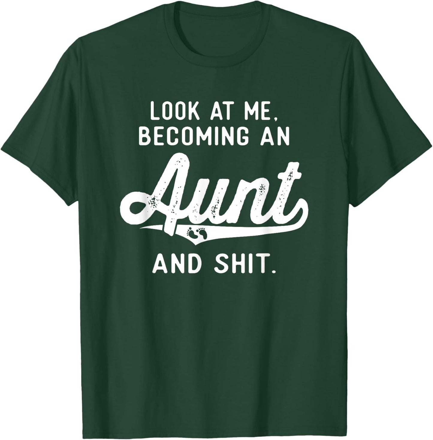 New Aunt Gifts Future Auntie To Be Pregnancy Becoming An Aunt T-Shirt - T-Shirt | Forest
