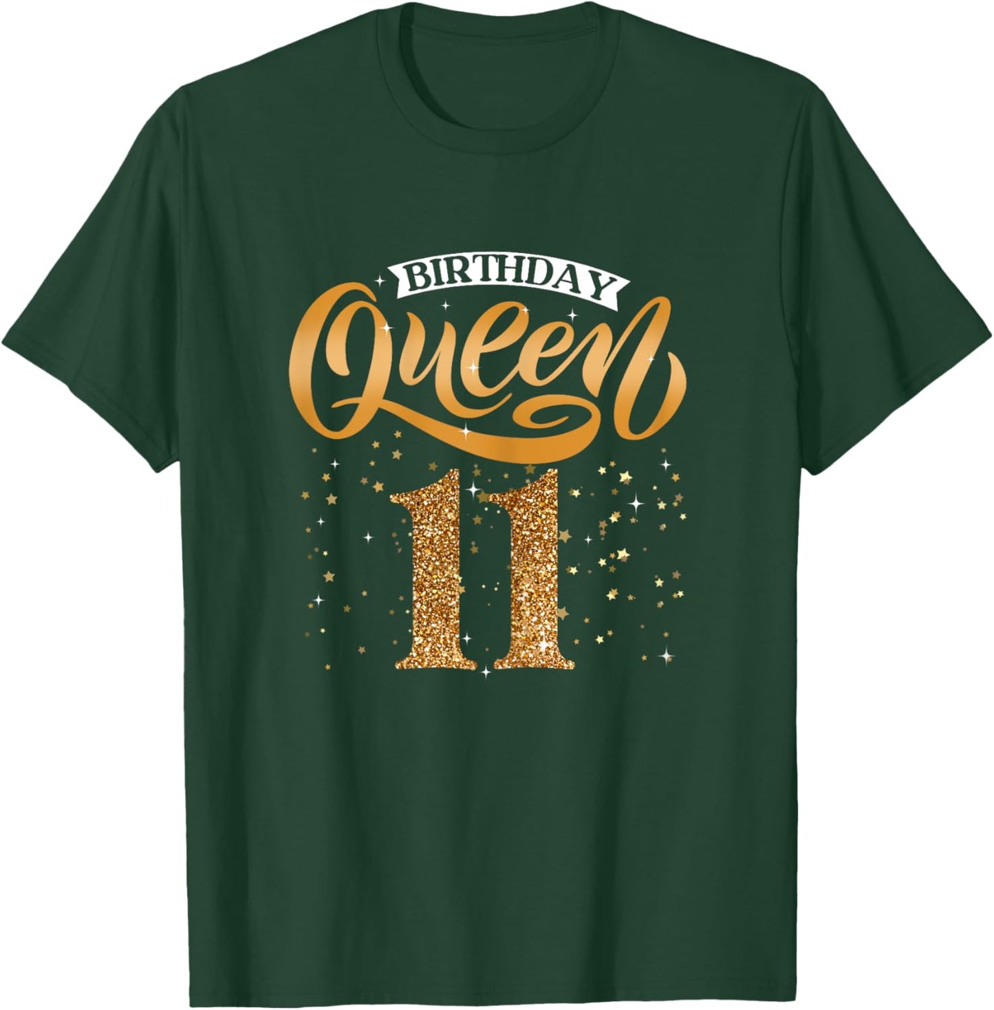 11. Geburtstag Süßes Krone Queen für Mädchen 11 Jahre T-Shirt - T-Shirt | Forest
