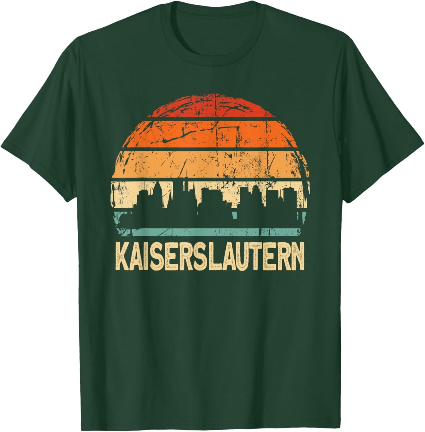 Kaiserslautern Skyline T-Shirt - T-Shirt | Forest