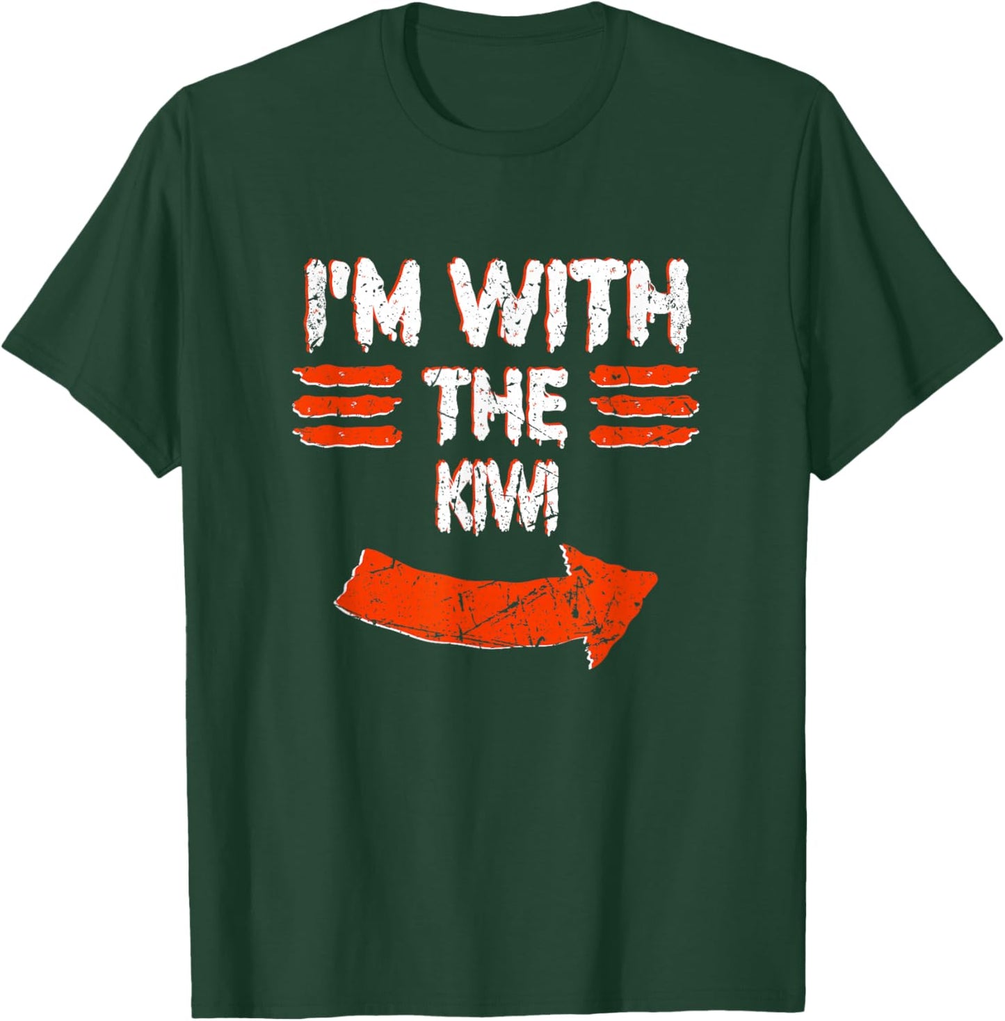 Vintage I'm With the Kiwi Lazy Halloween Costume T-Shirt - T-Shirt | Forest