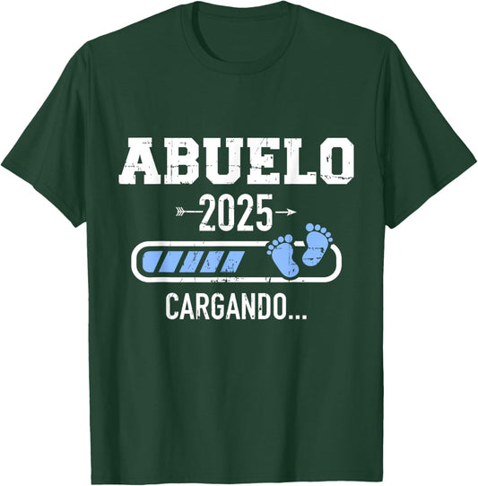 Abuelo 2025 cargando T-Shirt - T-Shirt | Forest