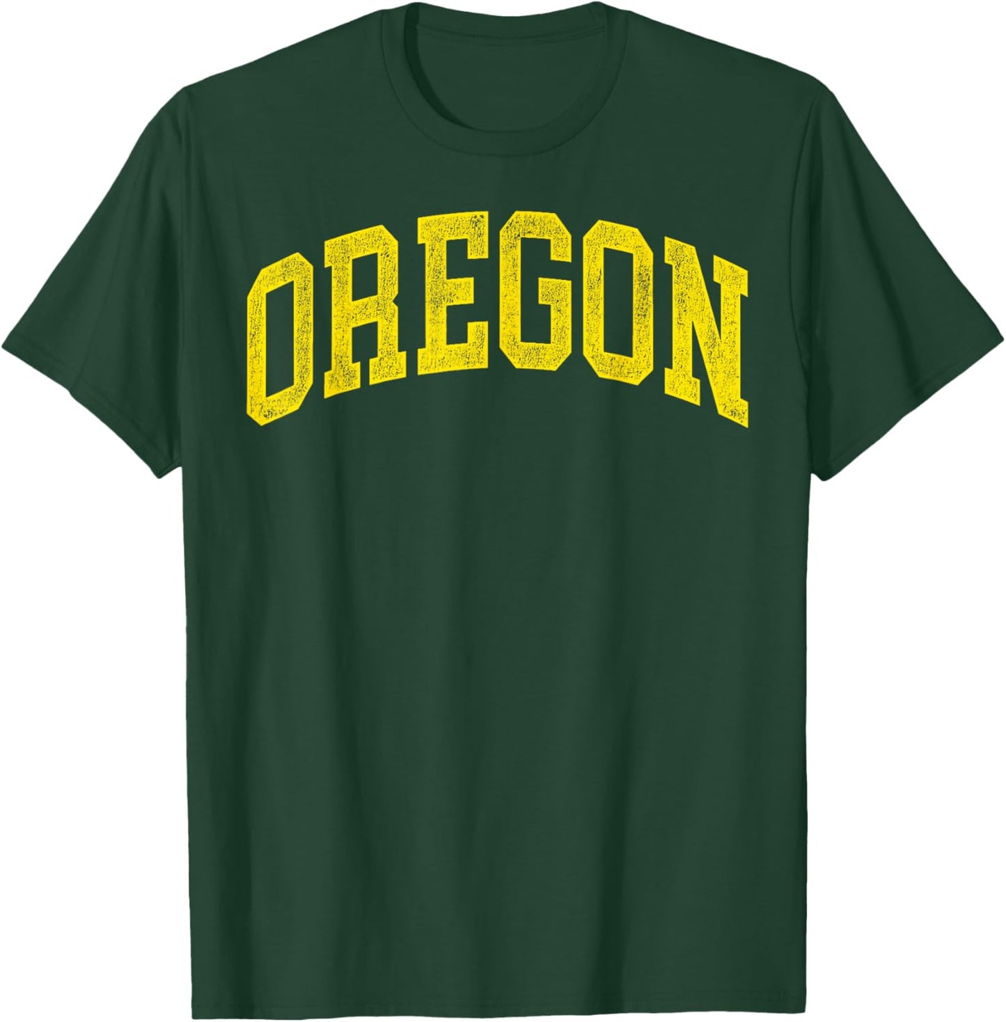 Vintage Oregon Men Oregon Women Green Design Men Women Kids T-Shirt - T-Shirt | Forest
