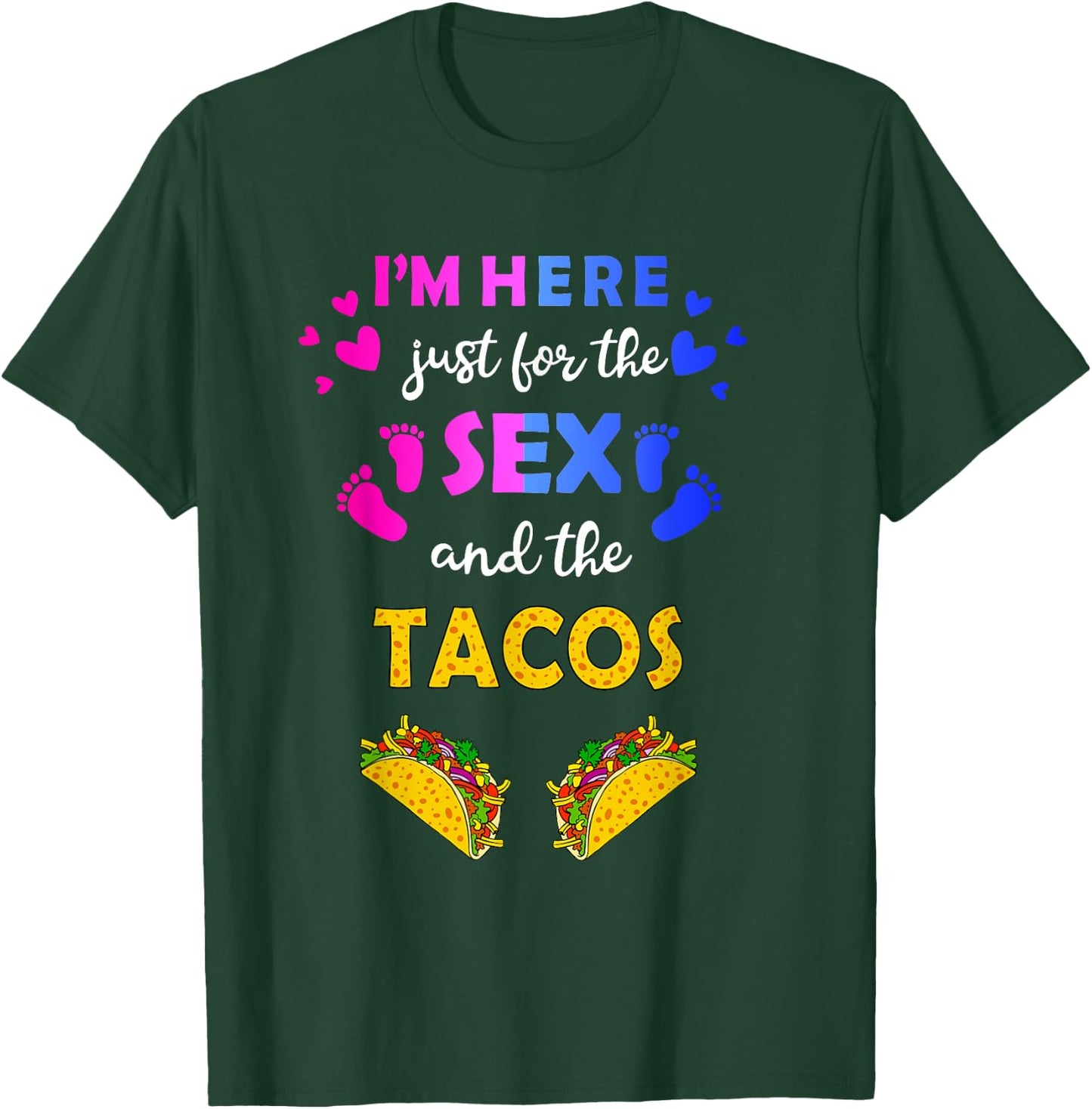 Keeper of Gender Reveal Idea- Taco Gender Reveal T-Shirt - T-Shirt | Forest