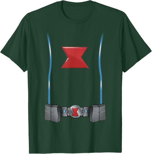 Marvel Comics Avengers Halloween Black Widow Spy Costume T-Shirt - T-Shirt | Forest