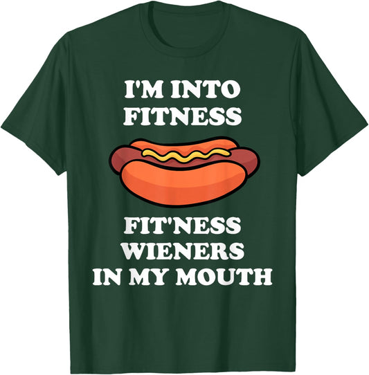 4th of July Funny Inappropriate Hotdog Women T-Shirt - T-Shirt | Forest