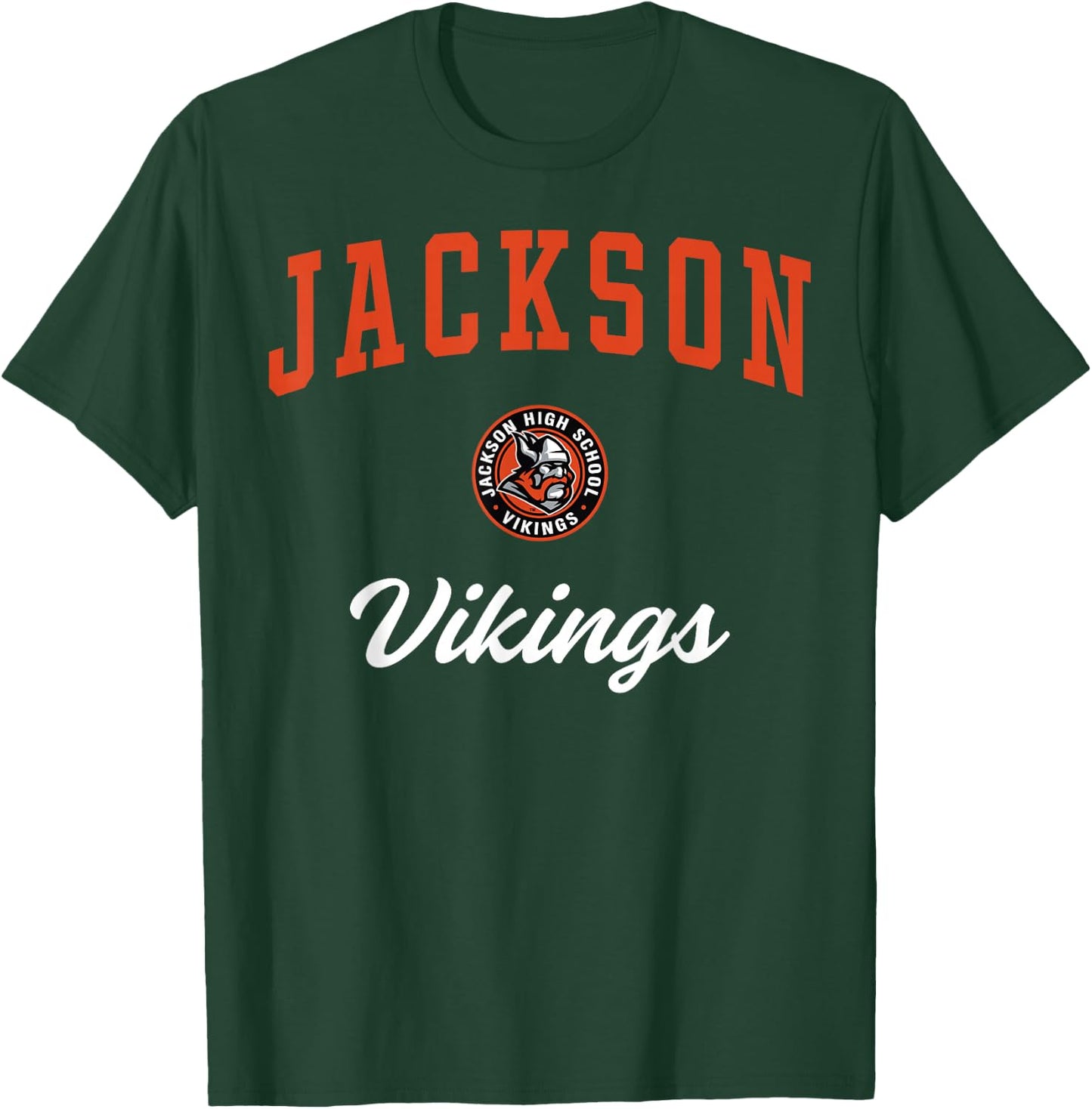Jackson High School Vikings T-Shirt - T-Shirt | Forest