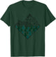 Wir Lieben Berge - Wandern & Camping Apparel Co. Men's Grey Mountain , Classic Fit, Short Sleeve, Size Small T-Shirt - T-Shirt | Forest