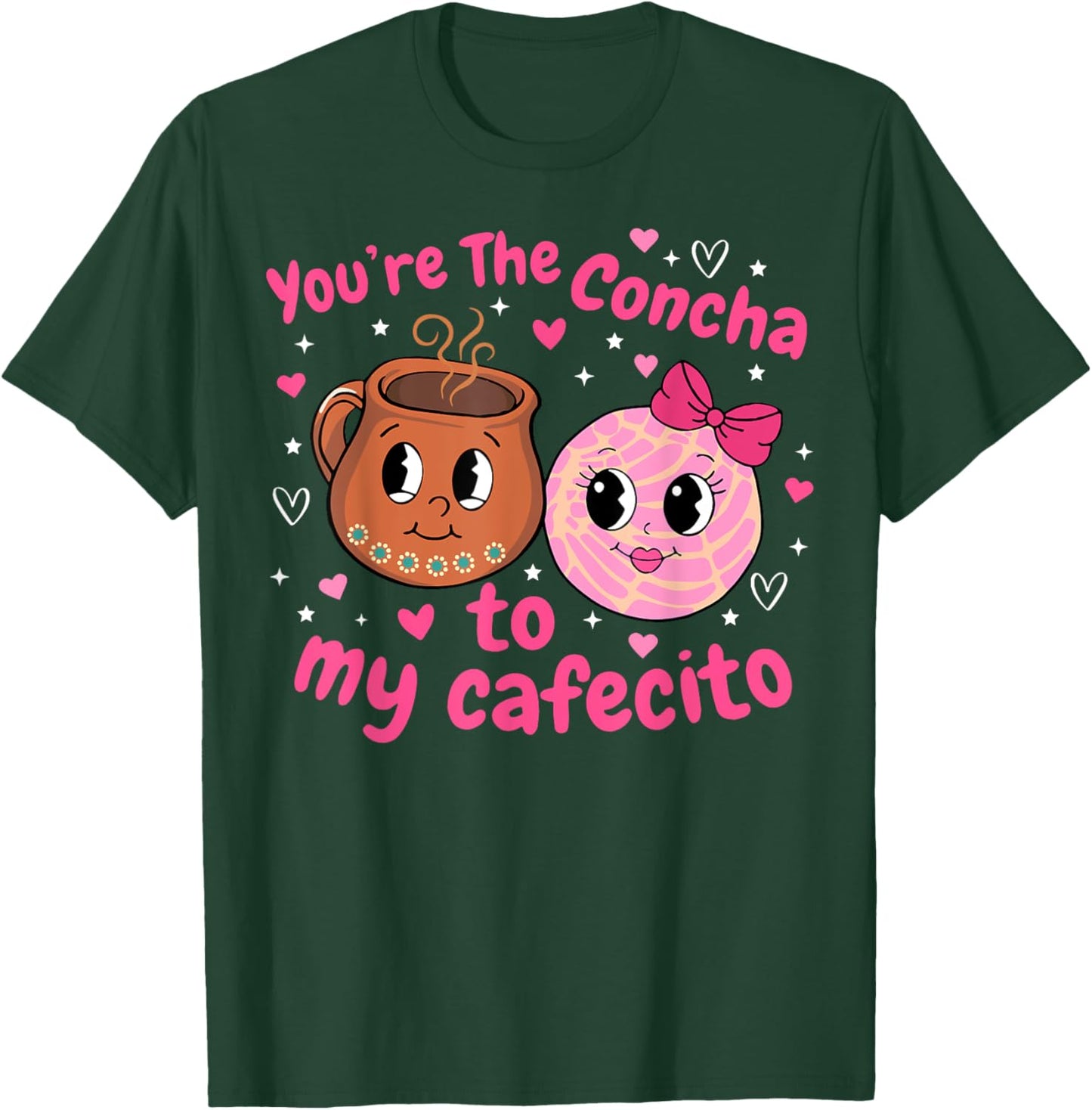 You're the Concha to My Cafecito T-Shirt - T-Shirt | Forest