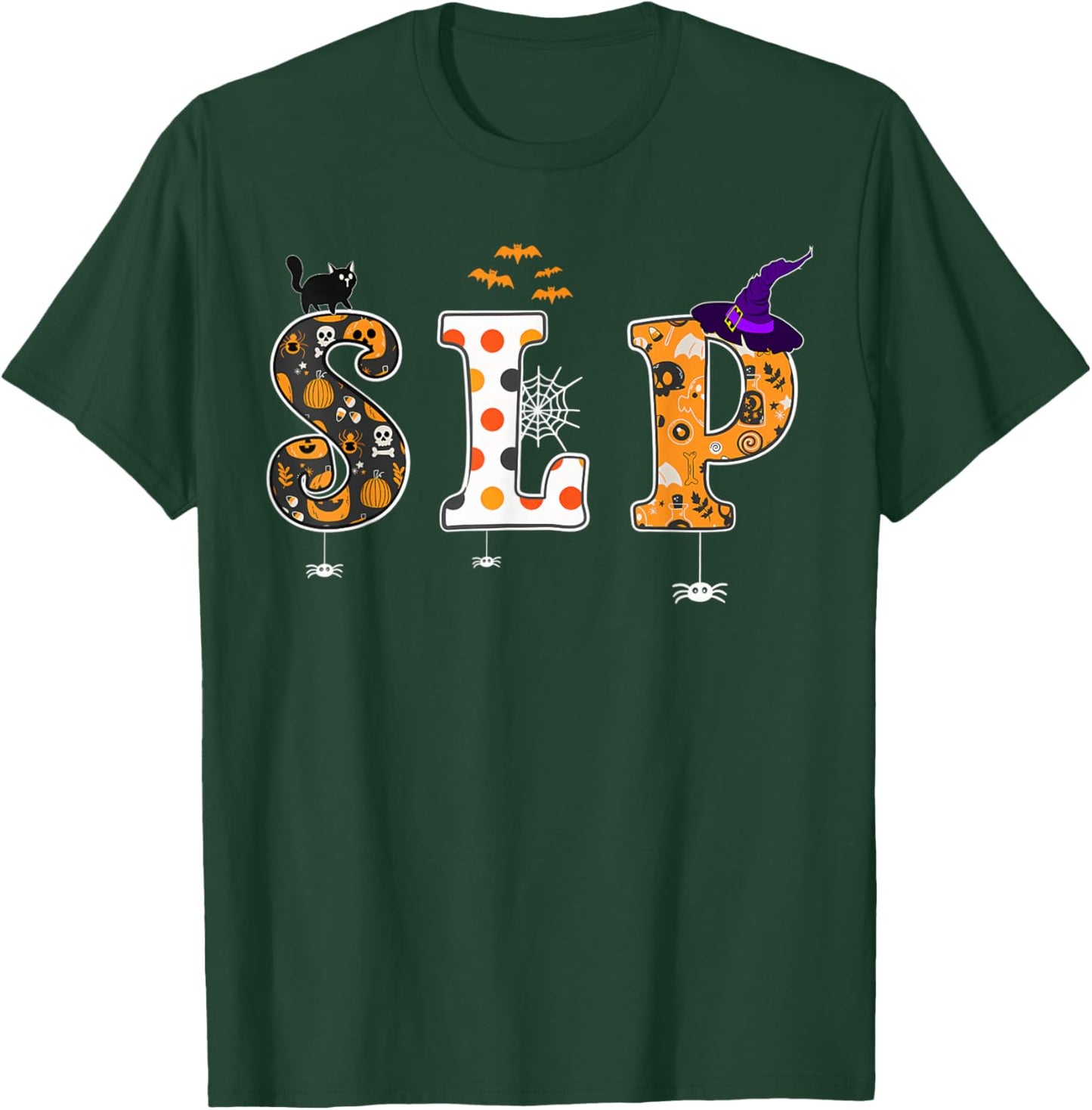 Speech Language Pathologist Speech Therapy SLP Halloween T-Shirt - T-Shirt | Forest