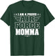 I Am A Proud Air Force Momma Patriotic Pride Military Mother Men T-Shirt - T-Shirt | Forest