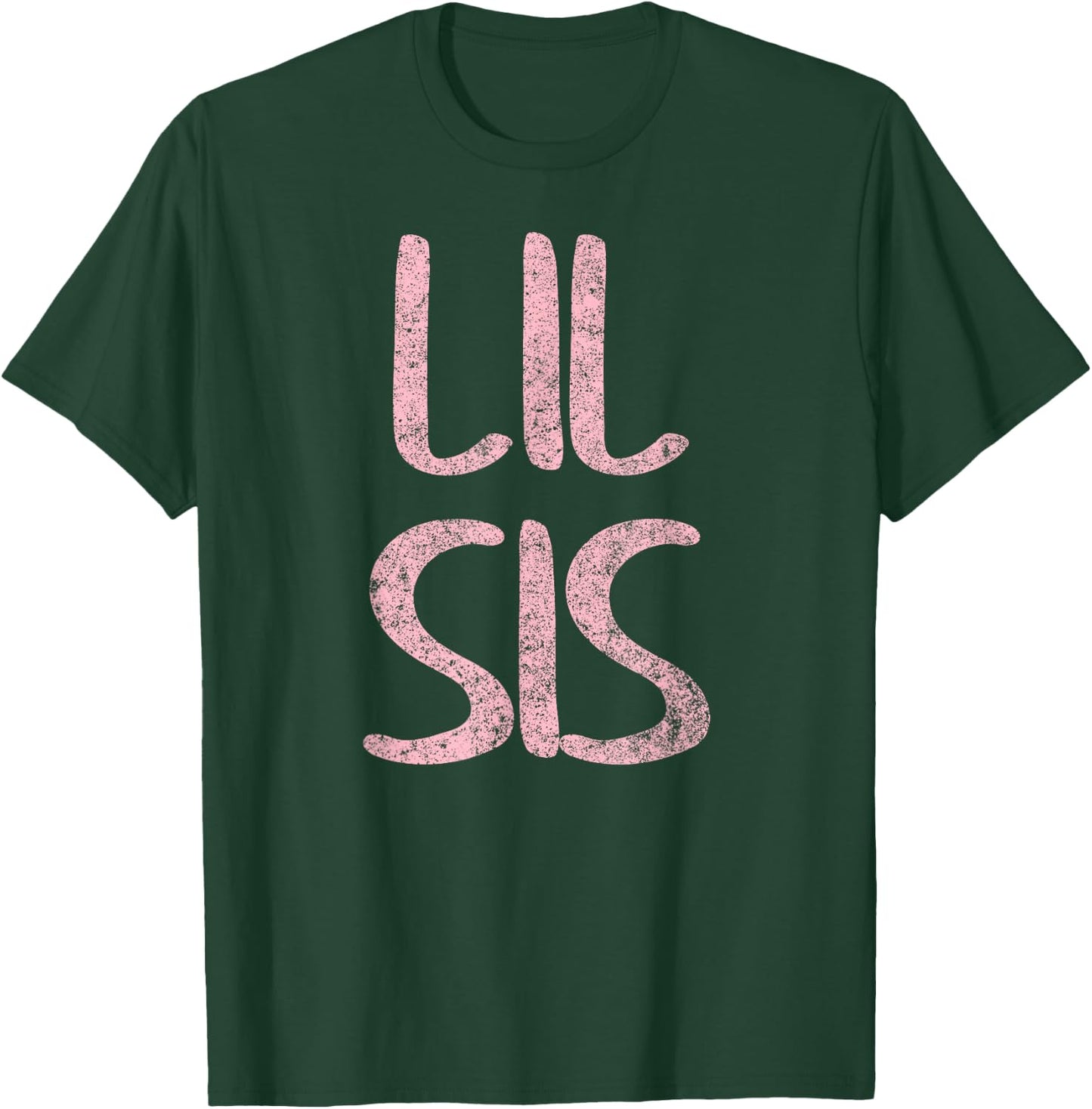 Cute Matching Siblings Brother Sister Gift Lil Sis T-Shirt - T-Shirt | Forest
