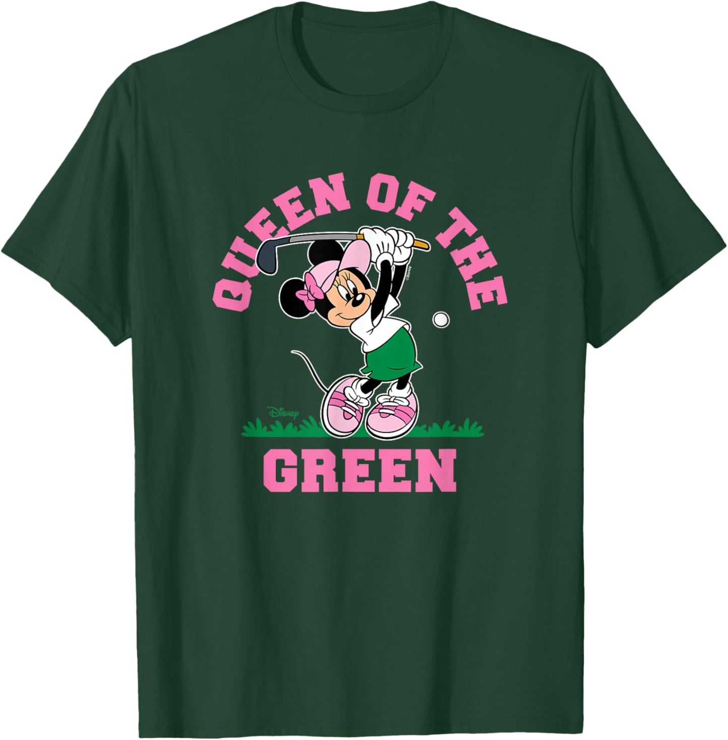 Minnie Mouse - Golfing Queen of The Green T-Shirt - T-Shirt | Forest