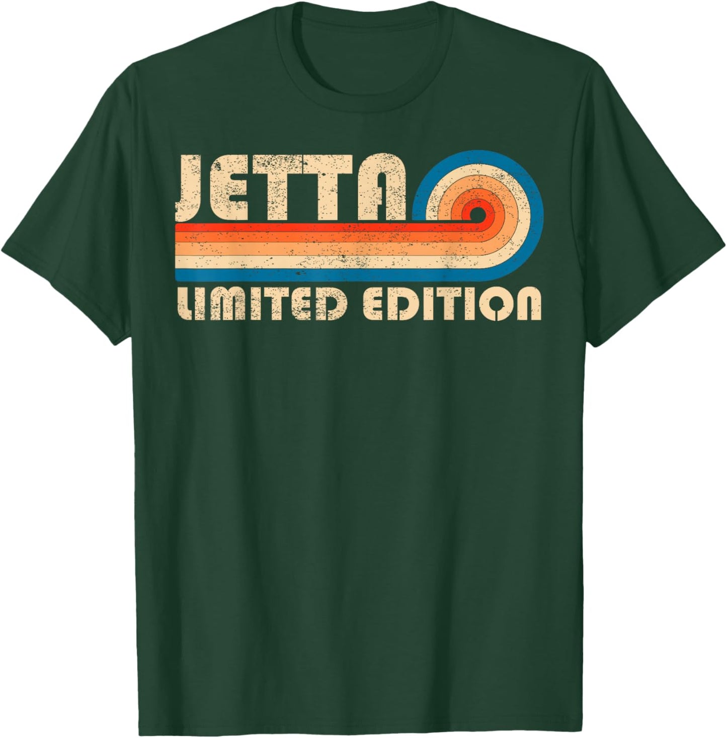 JETTA First Name Funny Retro Vintage Birthday T-Shirt - T-Shirt | Forest