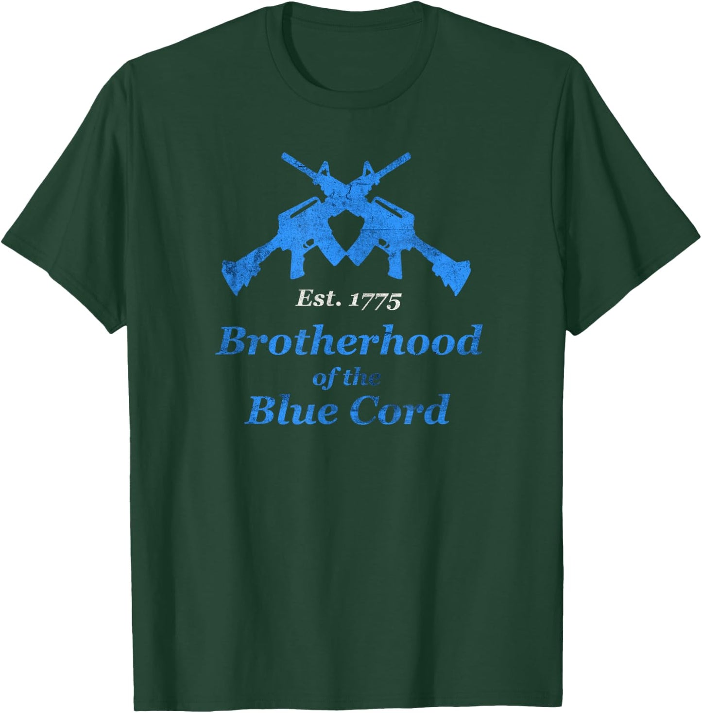 Brotherhood Of The Blue Cord U.S. Army Infantry Grunt 11-B T-Shirt - T-Shirt | Forest