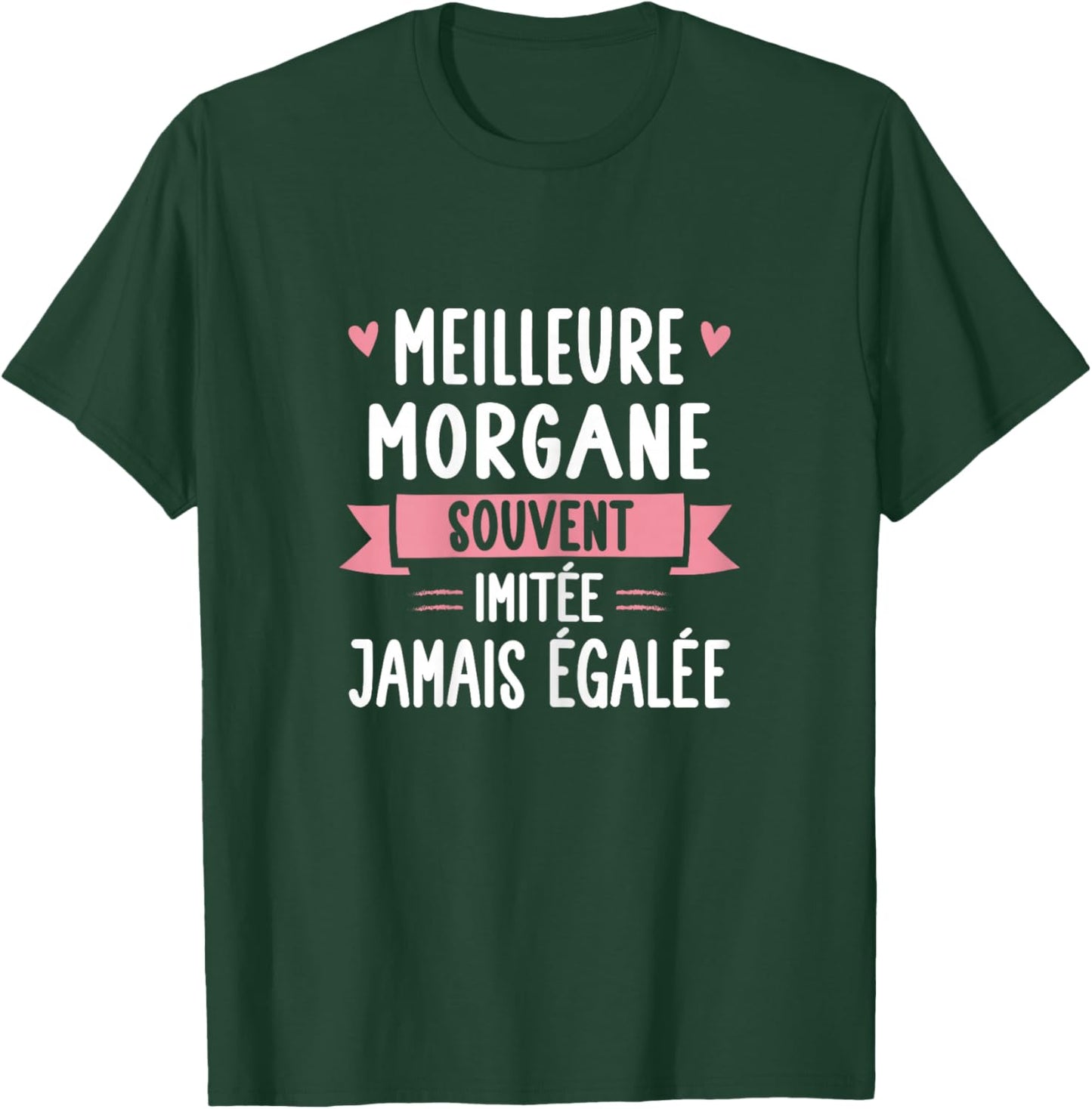 Unique Woman Humour Gift Personalized Name Morgane , Black, Female X-Small T-Shirt - T-Shirt | Forest