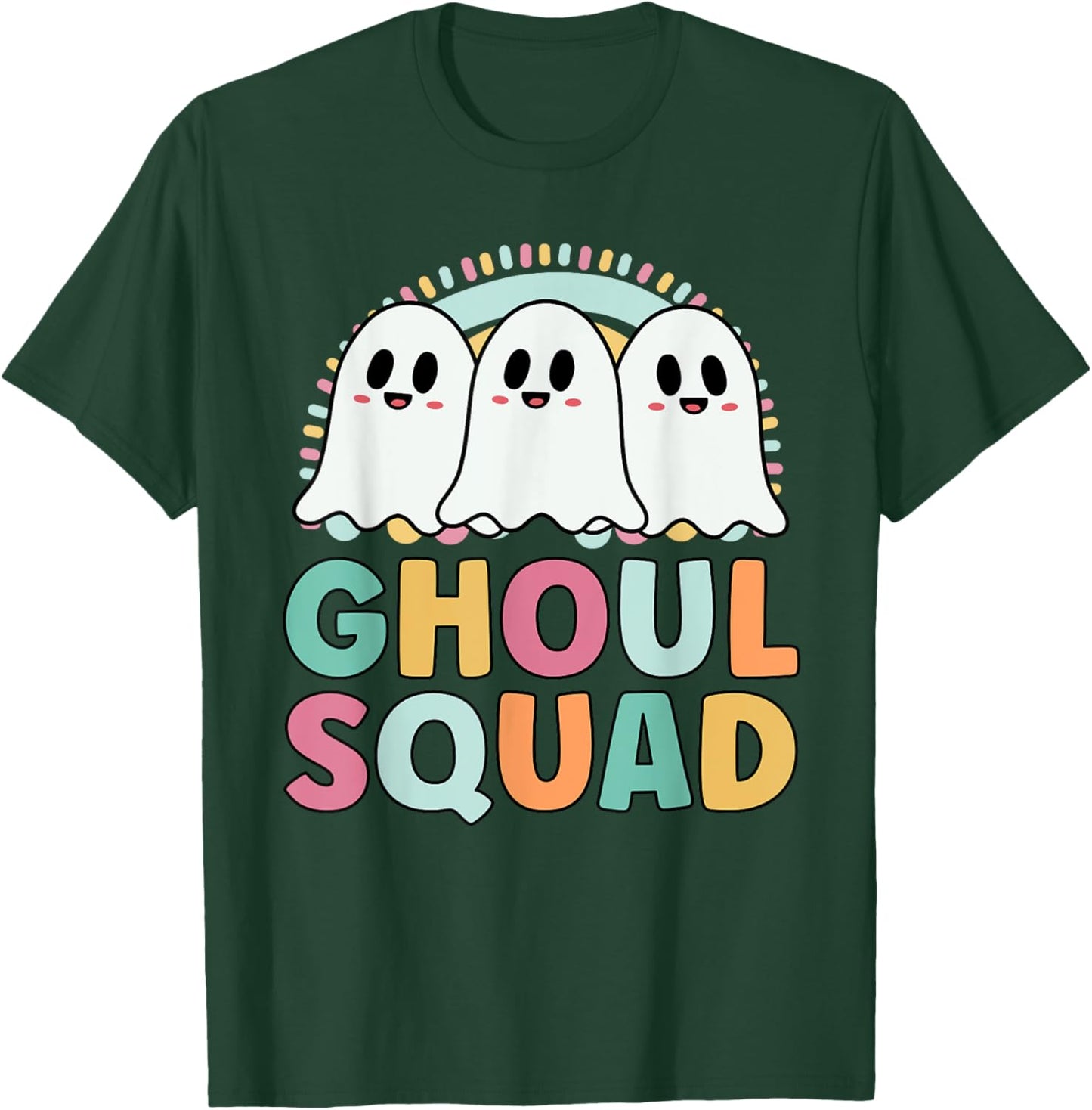 Ghoul Squad Funny Matching For Girls Halloween T-Shirt - T-Shirt | Forest