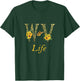 WV Home Roots Pride Sunflower Lover Proud Map West Virginia T-Shirt - T-Shirt | Forest