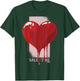 Bleeding Valentine Heart, Anti Valentine Heart, Bloody Heart T-Shirt - T-Shirt | Forest