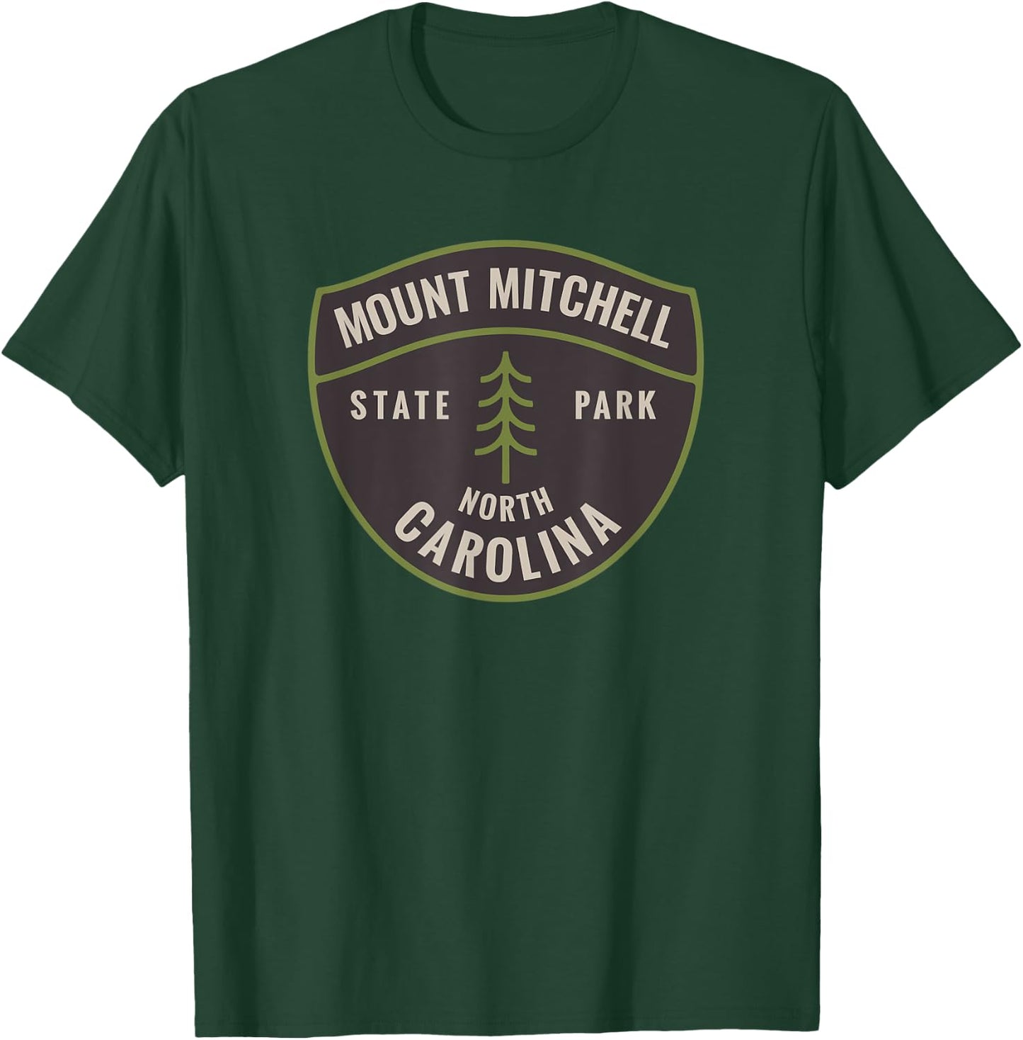 Mount Mitchell State Park North Carolina NC Bear Vacation T-Shirt - T-Shirt | Forest