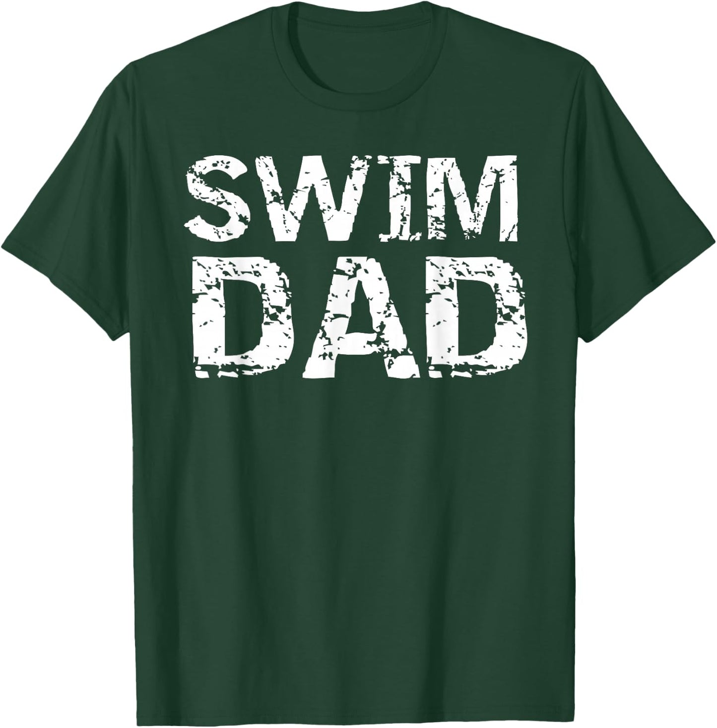 Vintage Swimming Gift from Kid Swimmers Swim Dad T-Shirt - T-Shirt | Forest