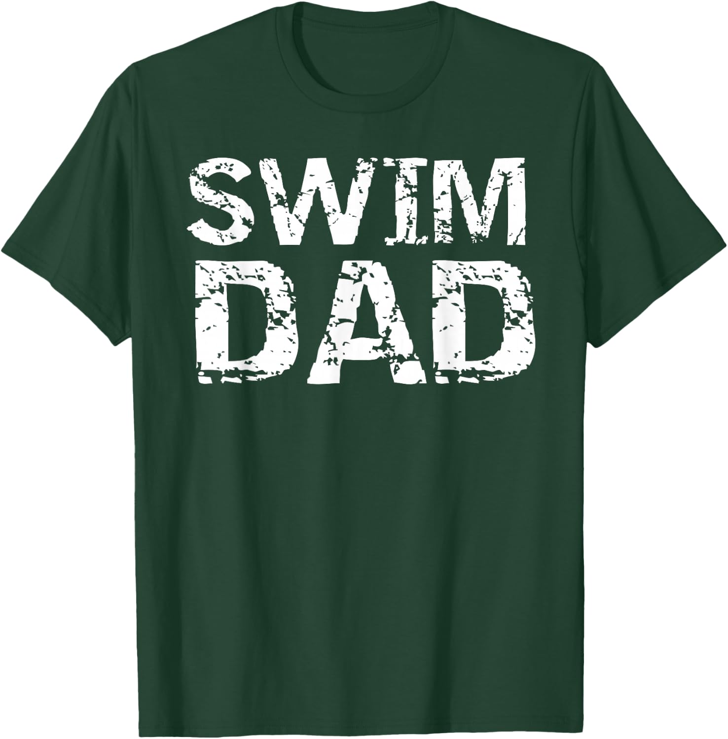 Vintage Swimming Gift from Kid Swimmers Swim Dad T-Shirt - T-Shirt | Forest
