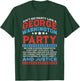 George Washington Party Free Country Funny USA 4th Of July T-Shirt - T-Shirt | Forest