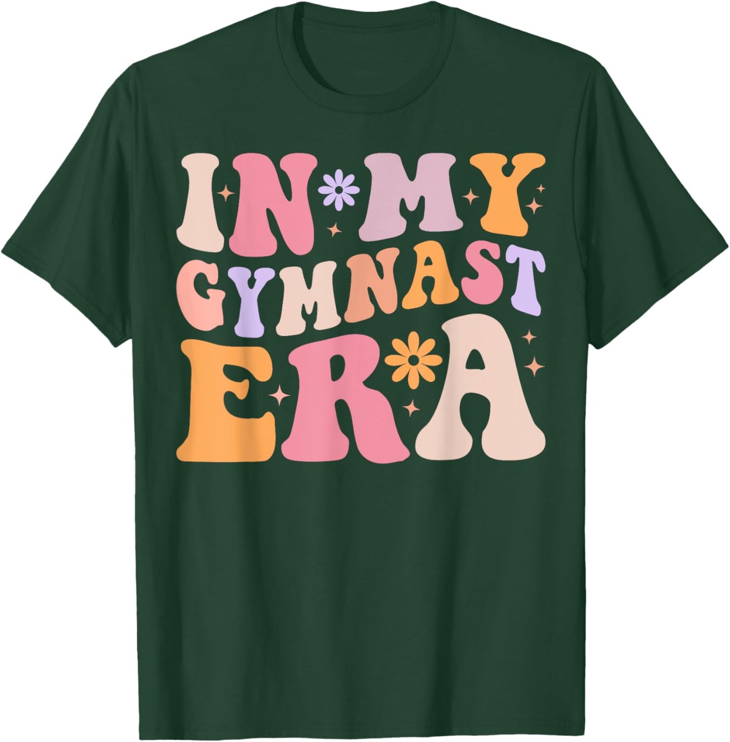 Groovy In My Gymnast Era Gymnast Gymnastic T-Shirt - T-Shirt | Forest