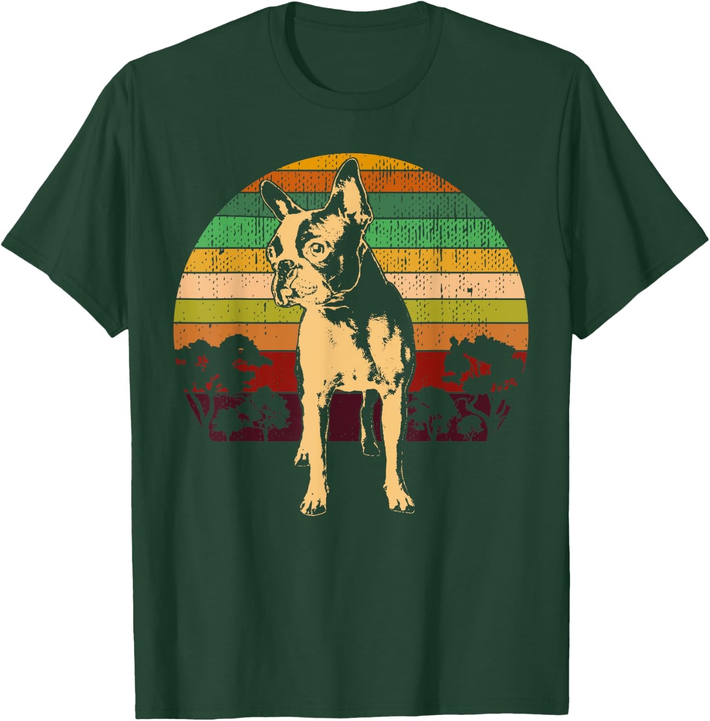 Boston Terrier Boston-Bulldog Women Kids T-Shirt - T-Shirt | Forest