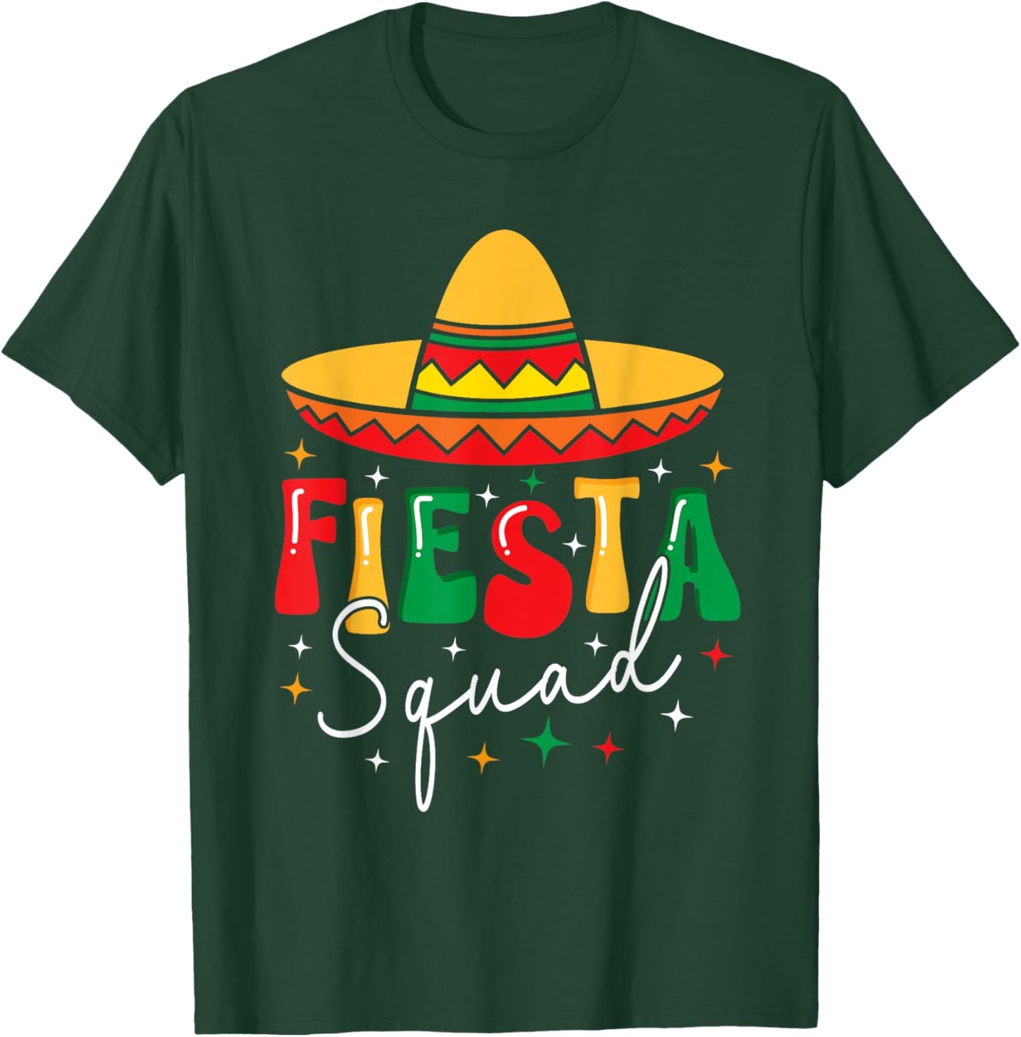 Cinco De Mayo Fiesta Squad Funny Mexican Fiesta 5 De Mayo T-Shirt - T-Shirt | Forest