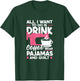 Quilting Sewing Drink Coffee Wear Pajamas And Quilt T-Shirt - T-Shirt | Forest