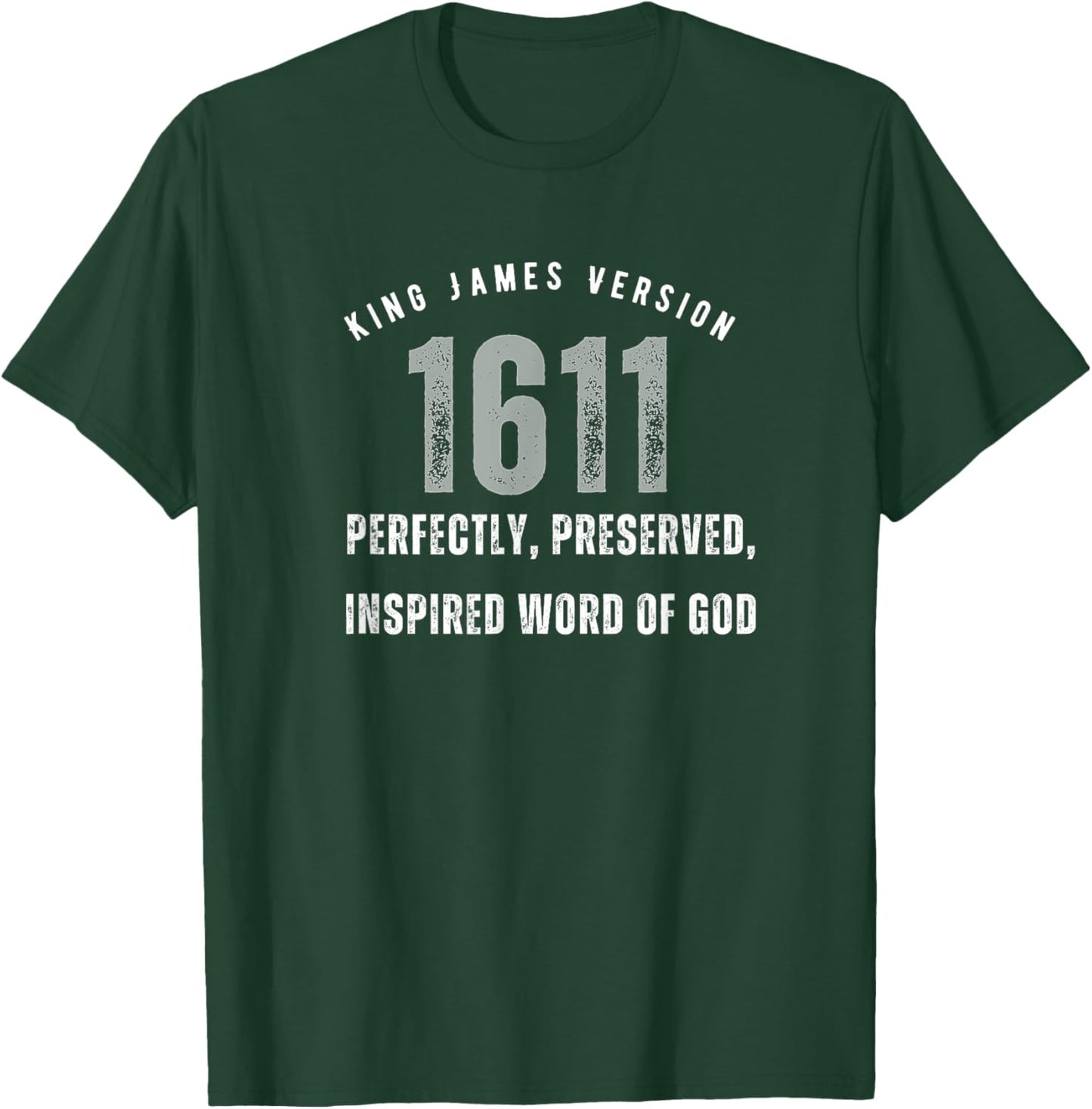 King James Version KJV 1611 T-Shirt - T-Shirt | Forest