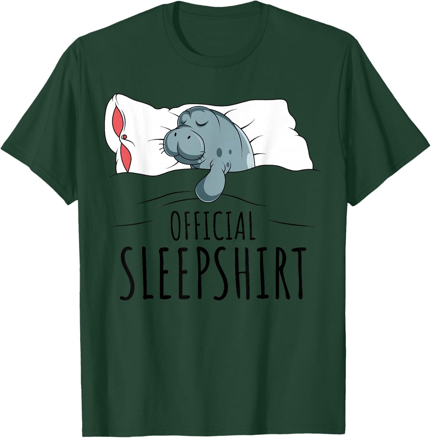 Manatee Official Sleepshirt T-Shirt - T-Shirt | Forest