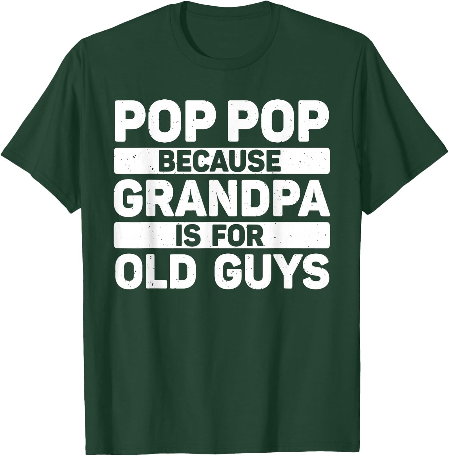 Pop Pop Art for Grandpa from Grandkids Father's Day Pop Pop T-Shirt - T-Shirt | Forest