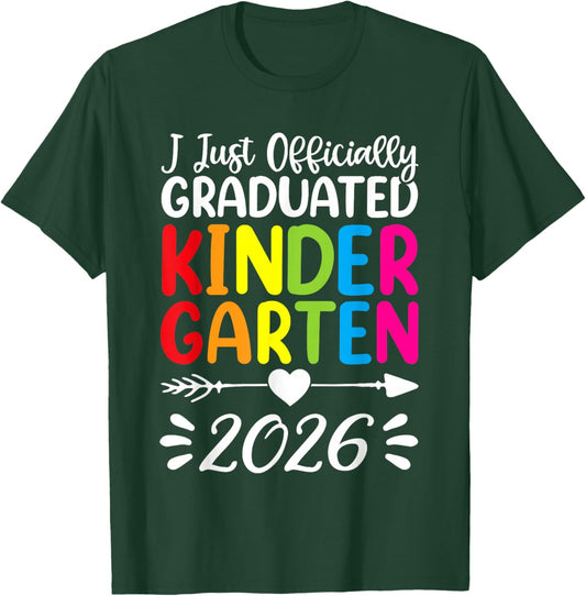 Kindergarten Graduation Outfit for Boys and Girls, Graduate T-Shirt - T-Shirt | Forest