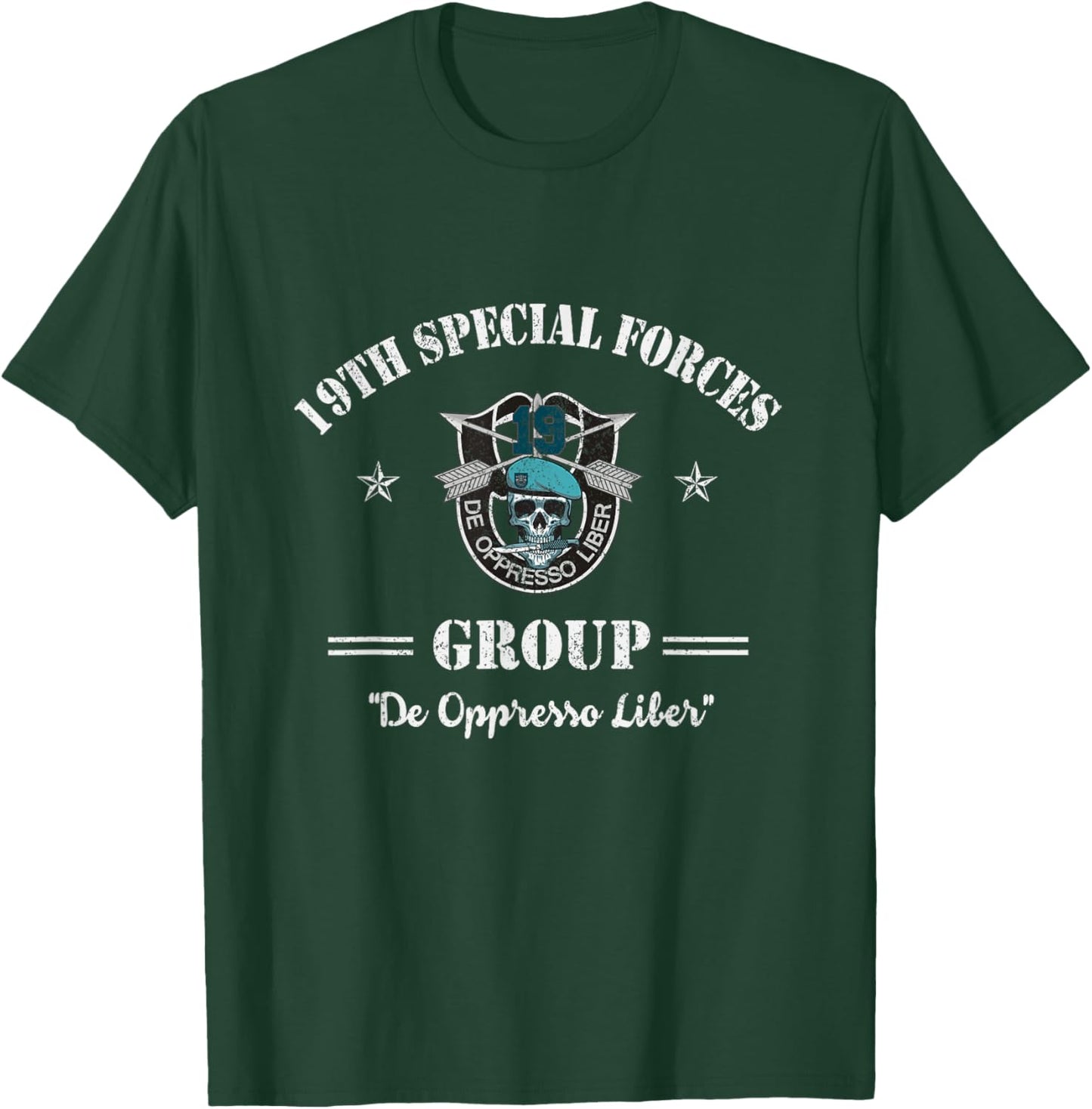 19th Special Forces Group Veteran 19th SFG - 4th of July Men T-Shirt - T-Shirt | Forest