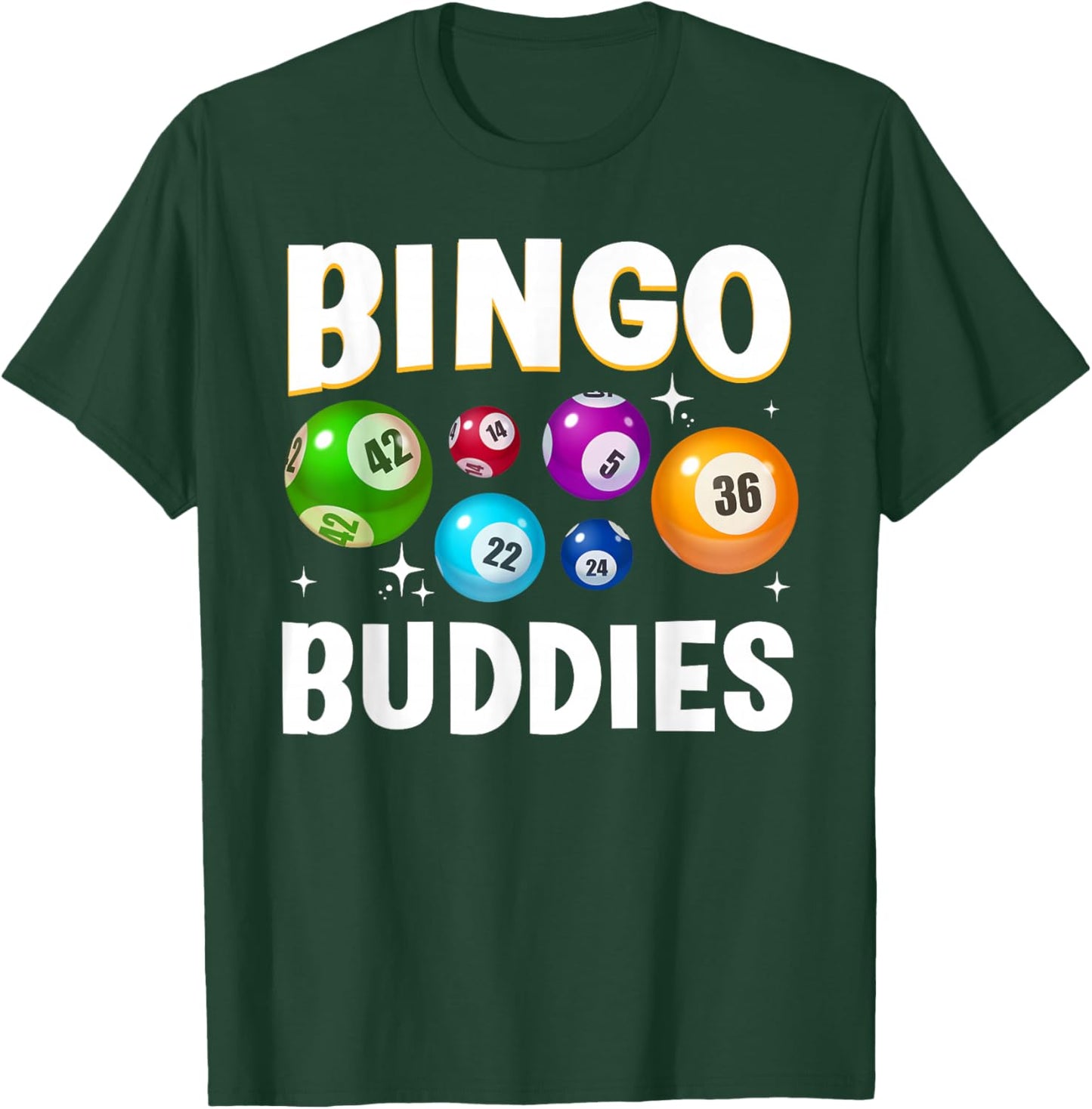 Bingo Buddies Design Women Bingo Lover Bingo Player T-Shirt - T-Shirt | Forest