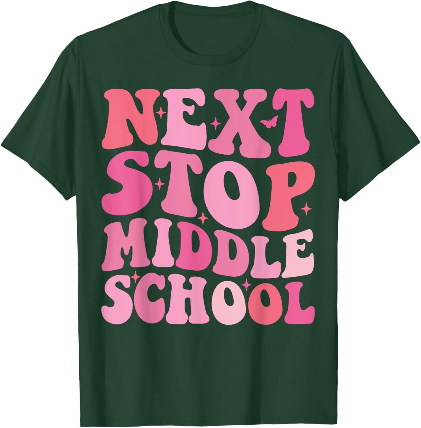 Next Stop Middle School Elementary School Graduation Kids T-Shirt - T-Shirt | Forest