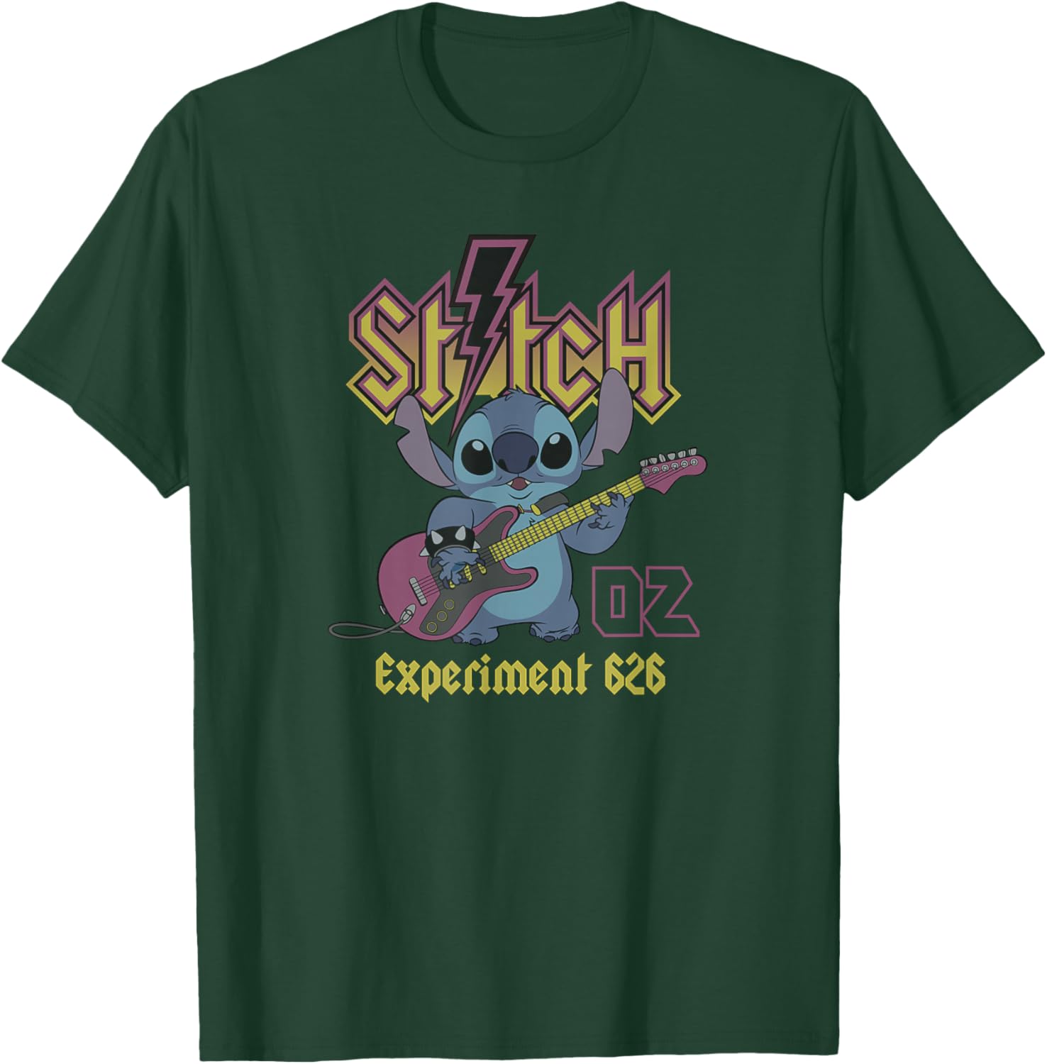 Disney Lilo & Stitch Rock Concert Experiment 626 Band T-Shirt - T-Shirt | Forest
