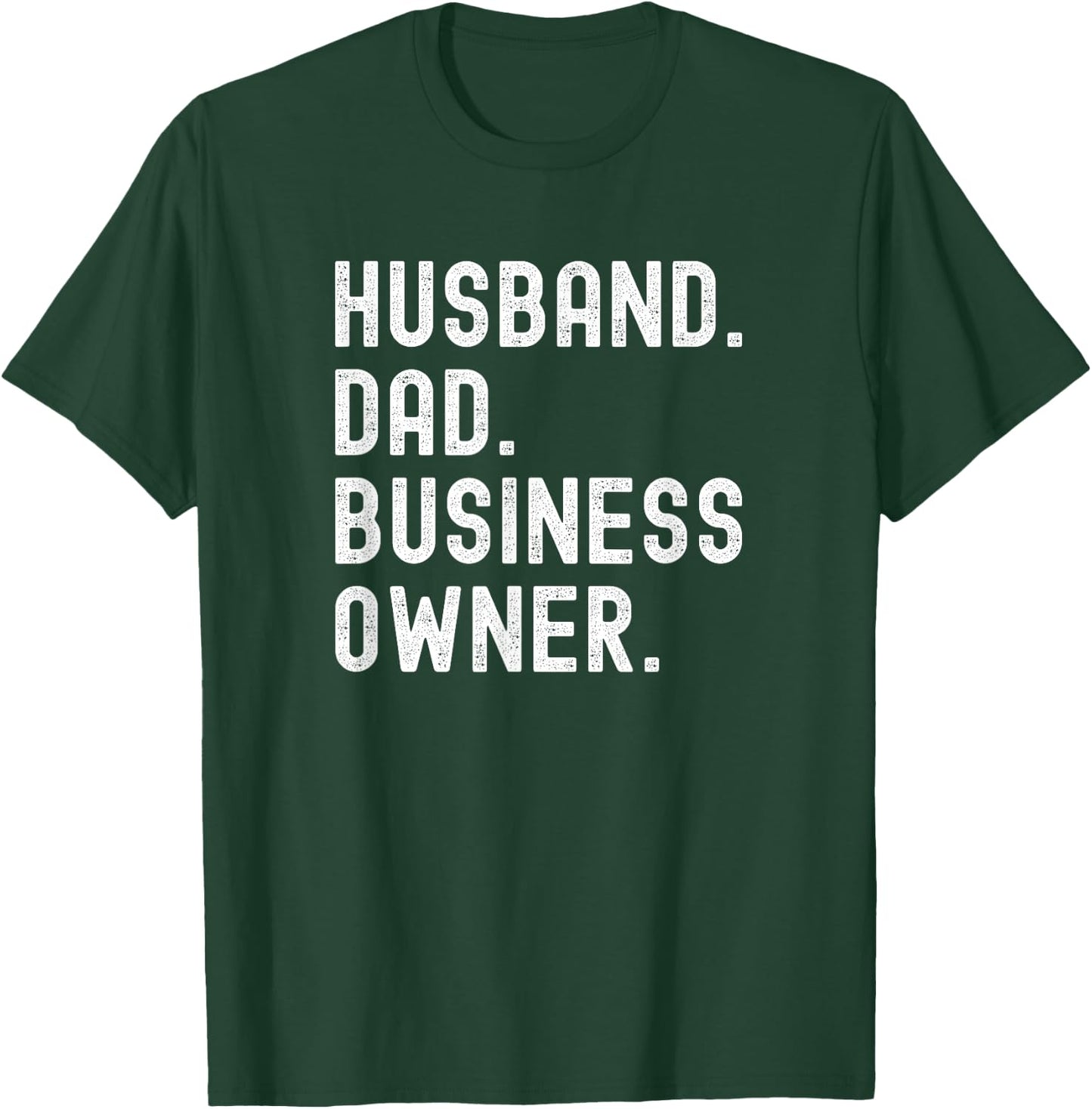 Black Husband Dad Business Owner CEO Entrepreneur Men T-Shirt - T-Shirt | Forest