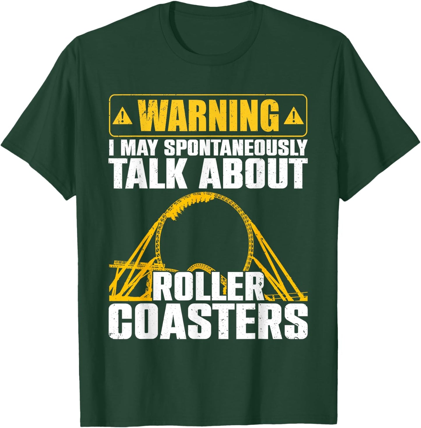 Cute Roller Coaster Women Ride Rollercoaster Lovers T-Shirt - T-Shirt | Forest