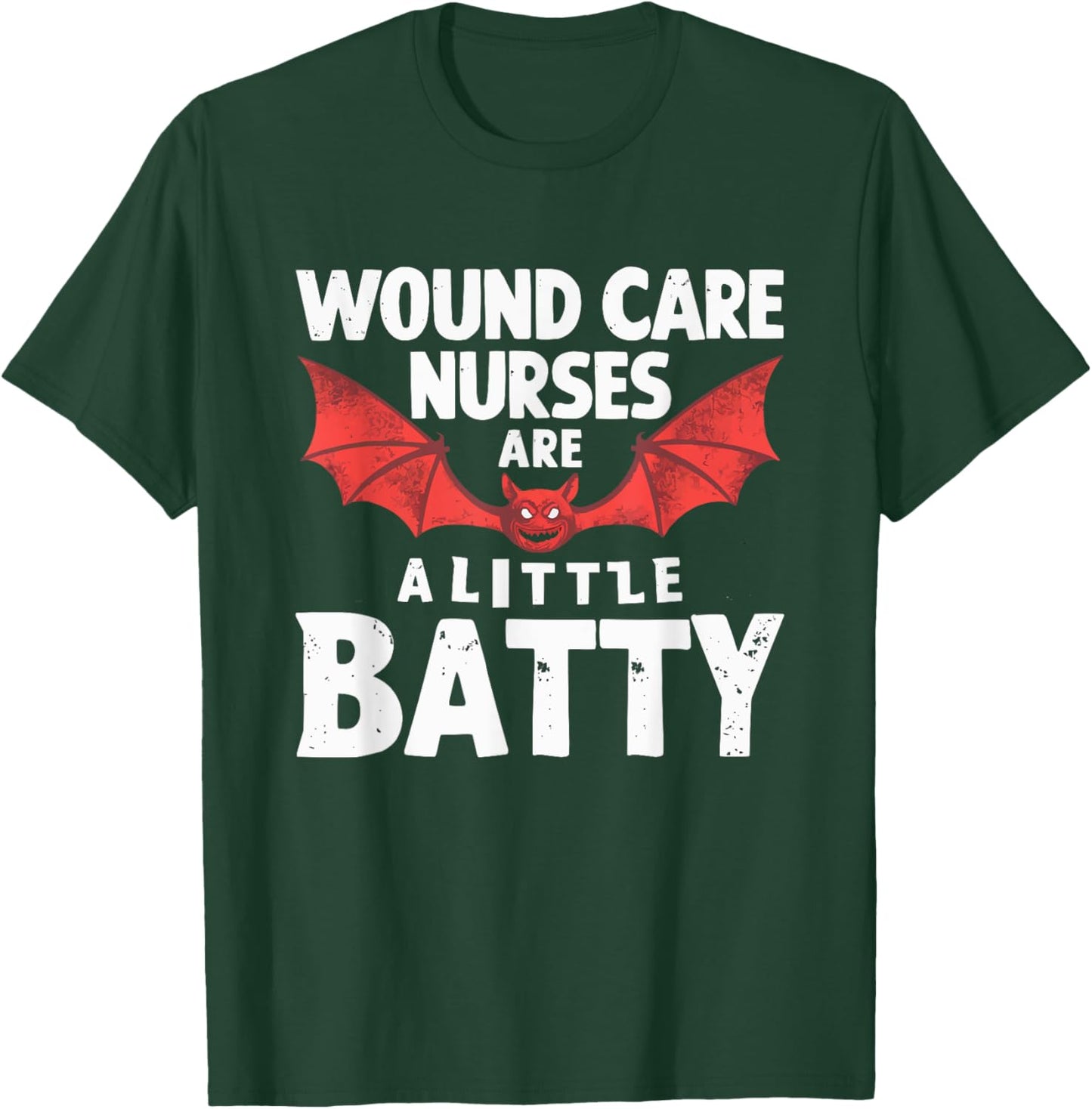 Halloween Wound Care Nurse Spooky Nursing Trick Or Treat T-Shirt - T-Shirt | Forest