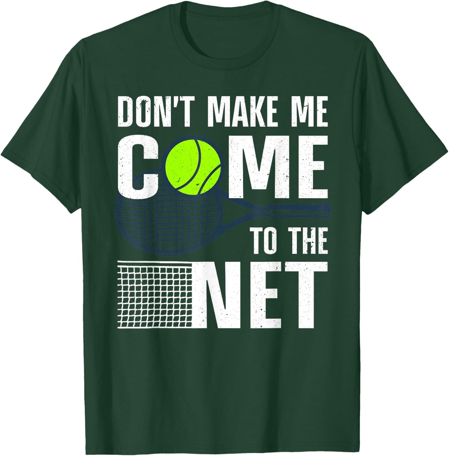 Funny Tennis Art Men Teens Tennis Player Lover T-Shirt - T-Shirt | Forest