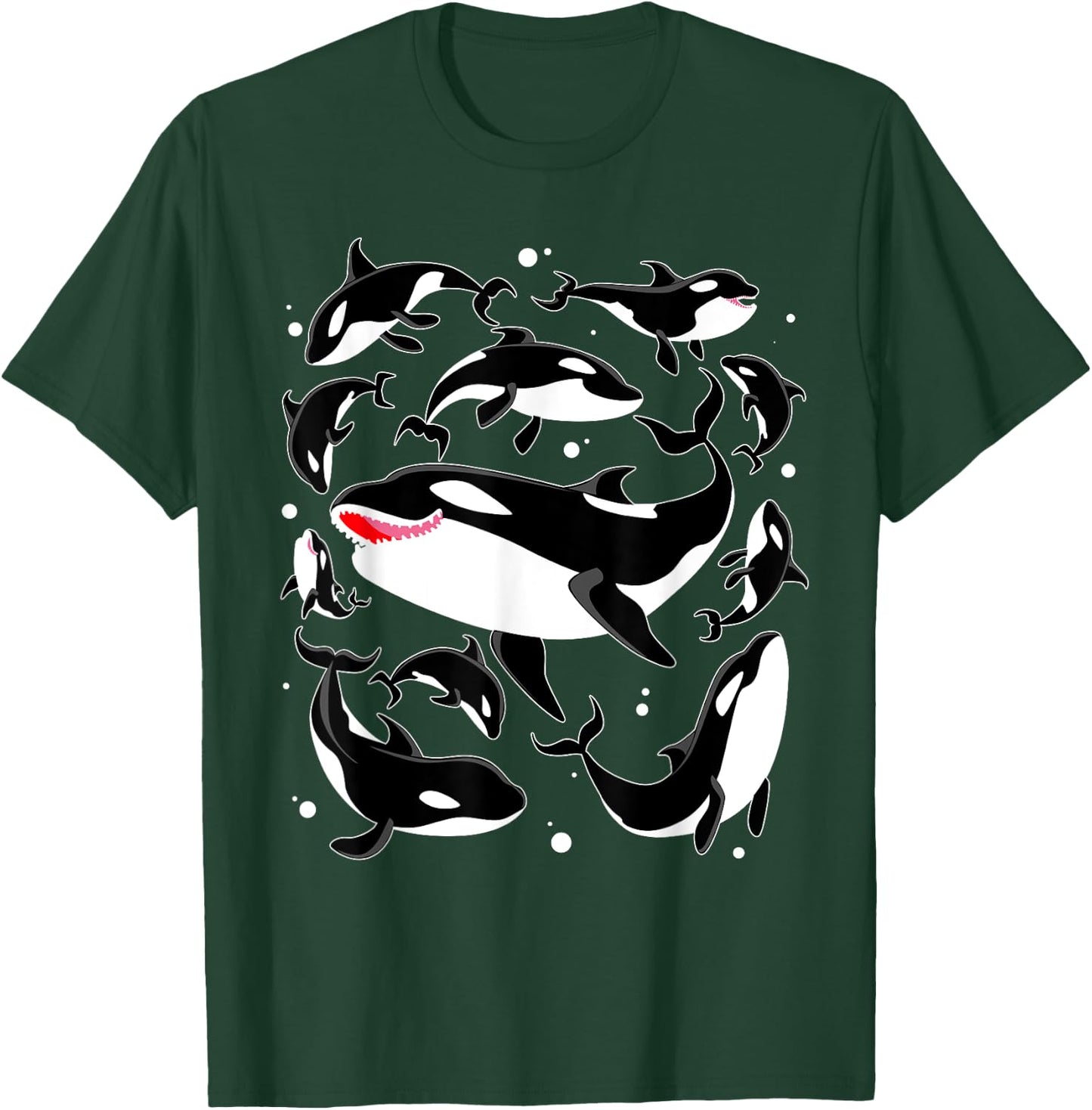 Cool Orca Art Women Kids Killer Whale Orca Lover T-Shirt - T-Shirt | Forest