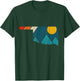 Oklahoma Vintage State Map Mountains Hiking Pride Gift T-Shirt - T-Shirt | Forest