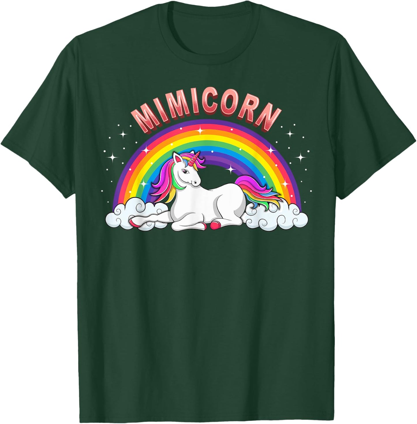Mimicorn Shirt Mimi Unicorn Cute Graphic T-Shirt - T-Shirt | Forest