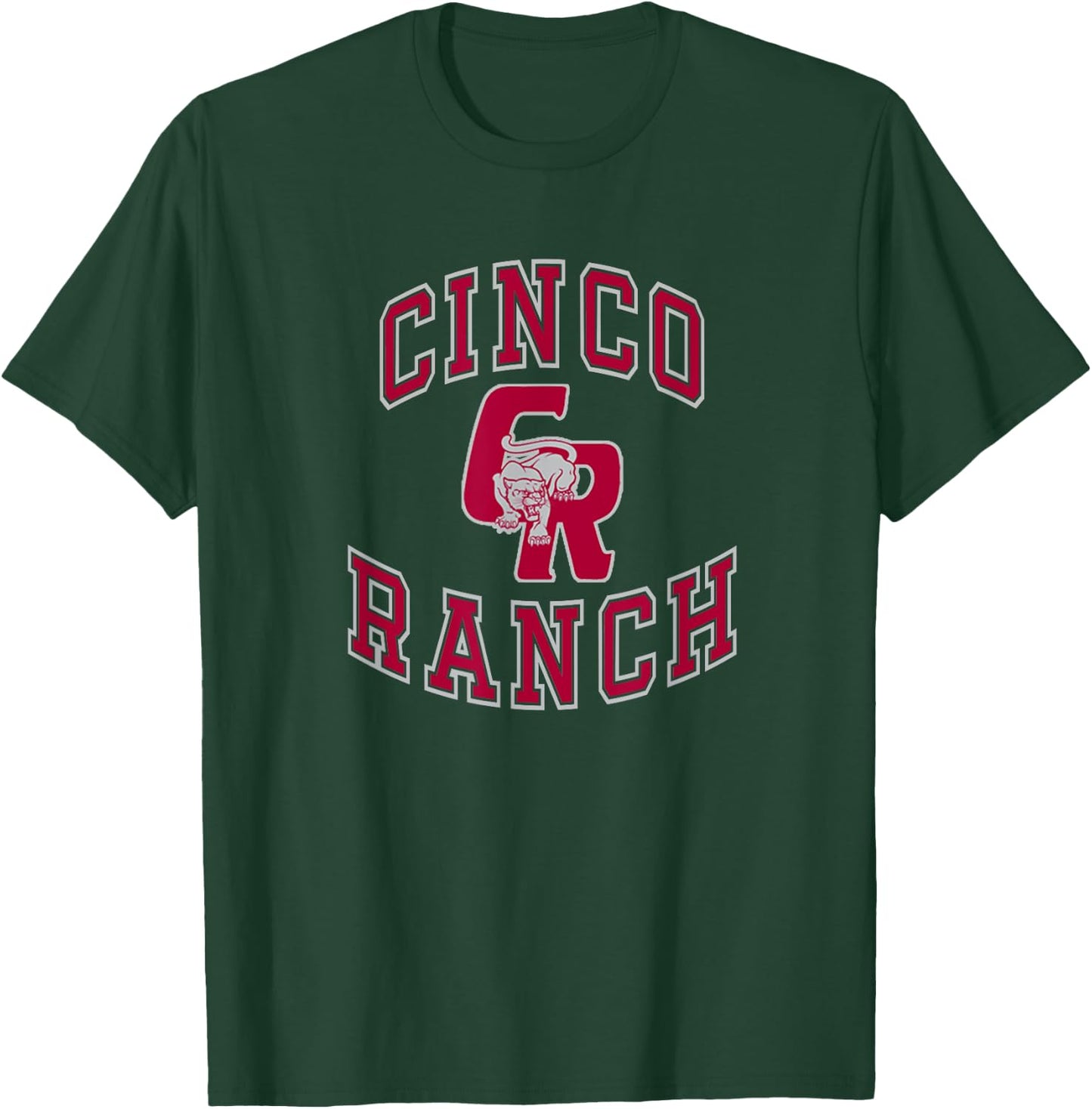 Cinco Ranch High School Cougars T-Shirt - T-Shirt | Forest