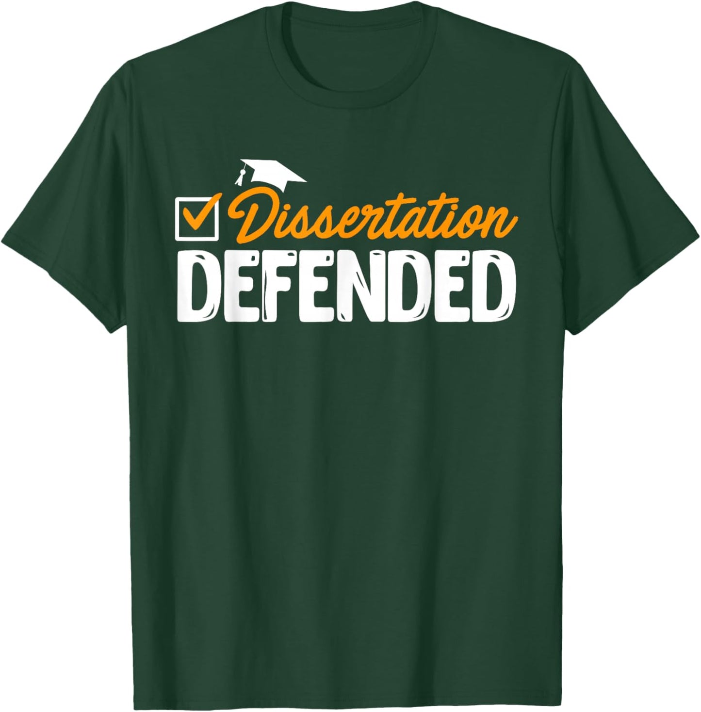 Dissertation Gemeistert! Doctoral Degree Passed Doctor T-Shirt - T-Shirt | Forest