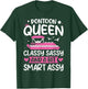 Pontoon Queen Funny Pontoon Lover Gifts Women Novelty T-Shirt - T-Shirt | Forest