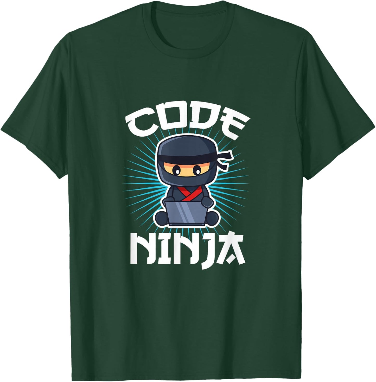 Code Ninja Programmer Coder Computer Programming Coding Small T-Shirt - T-Shirt | Forest